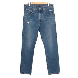 Vintage Levi`s 501 High Rise Button Fly Jeans